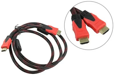 JETACCESS JA-HD9 1.5м Кабель HDMI to HDMI (19M -19M)  1.5м ver2.0 2 фильтра