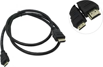 Telecom TCG205-1m Кабель HDMI to miniHDMI (19M  -19M) ver2.0  1м