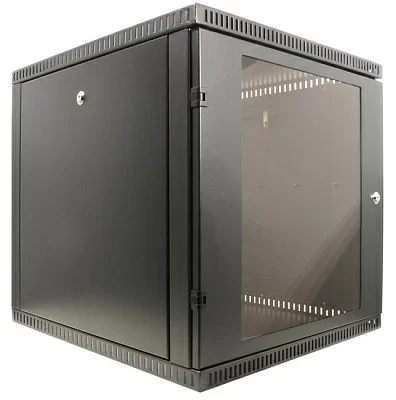 NT WALLBOX 12-66 B Шкаф 19" настенный чёрный 12U 600x650 дверь стекло-металл