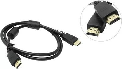 5bites APC-014-010 Кабель HDMI to HDMI (19M -19M)  1м  2 фильтра  ver1.4