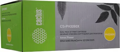 Картридж Cactus CS-PH3260X Black для  Xerox  Phaser 3052/3260 WC3215NI/3225