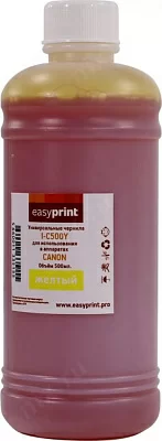 Чернила EasyPrint I-C500Y  Yellow  для Canon (500мл)