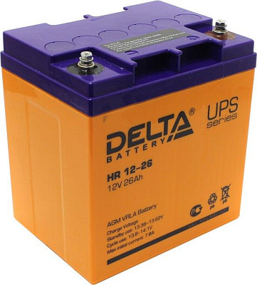 Аккумулятор Delta HR 12-26  (12V 26Ah) для UPS