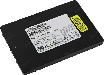 Накопитель SSD 480 Gb SATA 6Gb/s Samsung PM883 MZ7LH480HAHQ 2.5"(OEM)