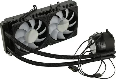 Охладитель Aerocool Mirage L240 вод.охл.(4пин775/1155/1200/2011/2066/AM4-FM226.8дБ 600-2000об/мCu+Al)