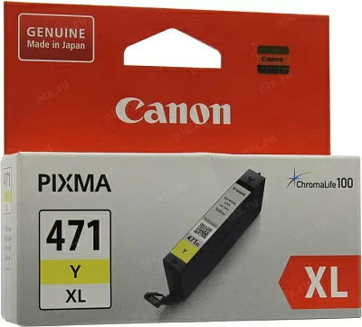 Чернильница Canon CLI-471Y XL  Yellow для PIXMA MG5740/6840/7740