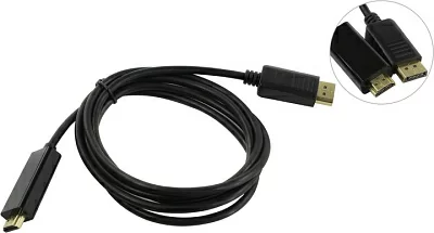 Кабель-адаптер DisplayPort (M) -> HDMI (M) 1.8м