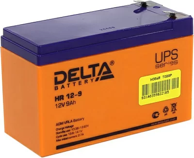 Аккумулятор Delta HR 12-9(L) (12V 9Ah)  для UPS