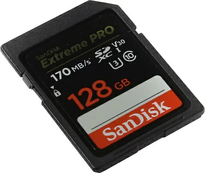 Карта памяти SanDisk Extreme Pro SDSDXXY-128G-GN4IN DXC  Memory Card  128Gb  UHS-I U3 V30.