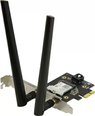 Сетевая карта ASUS PCE-AX3000 Wireless N PCI-E Adapter  (802.11a/b/g/n/ac/ax  Bluetooth 5.0 PCI-Ex1)