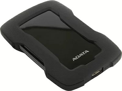 Накопитель ADATA  AHD330-1TU31-CBK Durable HD330 Black USB3.1 Portable 2.5" HDD 1Tb EXT (RTL)