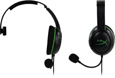 Наушник с микрофоном Kingston HyperX CloudX Chat Headset HX-HSCCHX-BK/WW (XBOX ONE шнур 1.3м c рег. громкости)