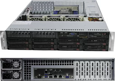 Сервер sS9500/pro2U (S932L2Gi): 2 x Xeon Silver 4215R/ 96  Гб/  960 Гб SSD