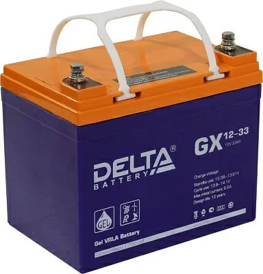 Аккумулятор Delta GX 12-33 (12V 33Ah) для  UPS