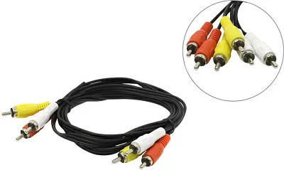 Telecom TAV7150-1.5M Кабель 3RCA-M --> 3RCA-M 1.5м