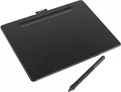 Графический планшет Wacom Intuos M CTL-6100WLK-N (8.5"x5.3" 2540 lpi  4096  уровней USB  Bluetooth)