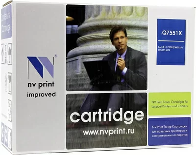 Картридж NV-Print аналог Q7551X для HP LJ P3005  M3027mfp M3035mfp (повышенной ёмкости)