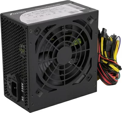 Блок питания Powerman PM-500ATX-F Black  500W  ATX (24+2x4+2x6пин)  6136308