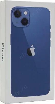 Смартфон Apple iPhone 13 MLP73RU/A 256Gb Blue (A15 6.1" 2532x1170 OLED 5G+WiFi+BT 12+12Mpx)