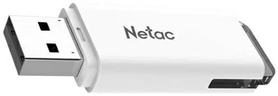 Накопитель Netac <NT03U185N-008G-20WH> USB2.0  Flash  Drive 8Gb (RTL)