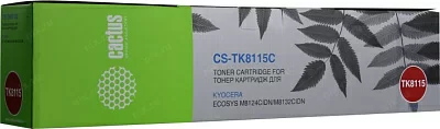 Картридж Cactus CS-TK8115C Cyan  для  Kyocera Ecosys M8124cidn/M8132cidn