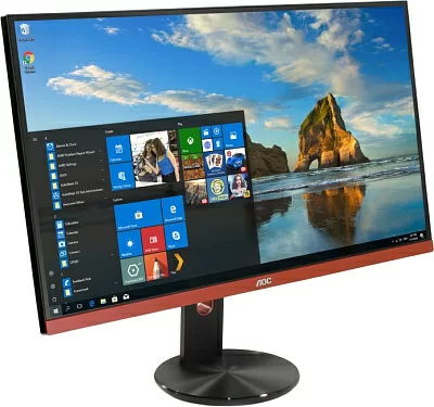 27" ЖК монитор AOC G2790PX Black&Red с поворотом экрана (LCD 1920x1080 D-sub HDMI DP USB3.0 Hub)