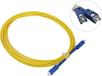 Кабель Patch cord  ВО SC-SC  Simplex  SM 9/125  3м