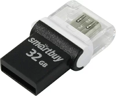 Накопитель SmartBuy SB32GBPO-K USB2.0/USB micro-B OTG  Flash  Drive 32Gb  (RTL)