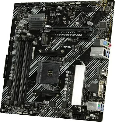 Материнская плата ASUS PRIME A520M-A II (RTL) AM4 AMD A520 PCI-E Dsub+HDMI+DP  GbLAN SATA MicroATX 4DDR4