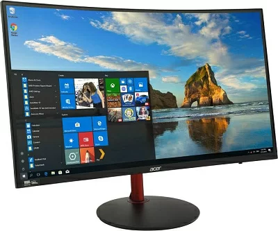 27" ЖК монитор Acer UM.HX2EE.P13 XZ272UPbmiiphx Black (Curved LCD 2560x1440 HDMI  DVI)