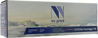 Картридж NV-Print аналог CC533A/Cartridge718 Magenta для HP  Color LaserJet CP2025/CM2320mfpCanon LBP-7200CMF8330