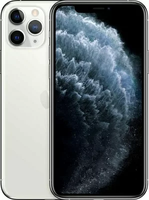 Смартфон Apple iPhone 11 Pro MWCE2RU/A 512Gb Silver (A13 5.8" 2436x1125 OLED 4G+WiFi+BT 12+12+12Mpx)