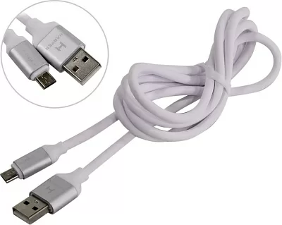 HARPER SCH-330 White Кабель USB  AM-->micro-B 1м