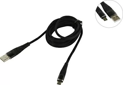 JETACCESS JA-DC27 2м Black Кабель USB 2.0  AM -> micro-B 2м