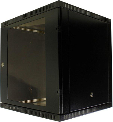 NT WALLBOX 12-65 B Шкаф 19" настенный чёрный  12U  600x520 дверь  стекло-металл