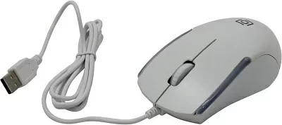 Манипулятор OKLICK Optical Mouse <245M> <White> (RTL) USB 3btn+Roll  <471480>