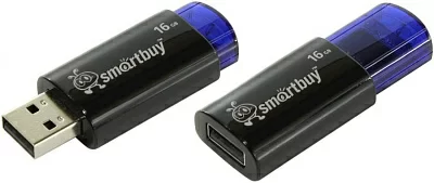 Накопитель SmartBuy Click <SB16GBCL-B> USB2.0  Flash  Drive 16Gb (RTL)