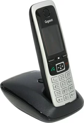 Р/телефон Gigaset C430 Black (трубка с цв.ЖК диспл. База) стандарт-DECT РО ГТ