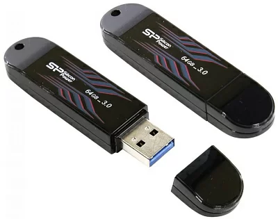 Накопитель Silicon Power Blaze B10 SP064GBUF3B10V1B USB3.0 Flash Drive  64Gb (RTL)