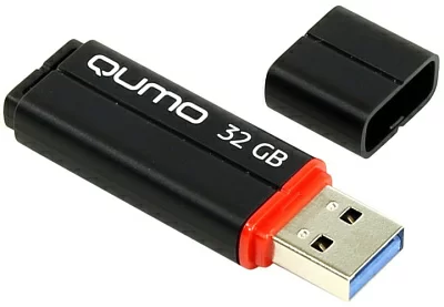 Накопитель Qumo Speedster <QM32GUD3-SP-black> USB3.0  Flash Drive 32Gb (RTL)