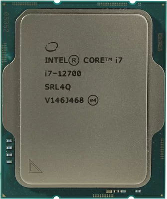 Процессор Socket-1700 Intel Core i7-12700  12C/20T (8P 3.6/4.9GHz + 4E 2.1/3.6GHz) 25MB 65W Intel UHD 770 (oem)