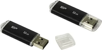 Накопитель Silicon Power Ultima U02 SP032GBUF2U02V1K USB2.0  Flash  Drive 32Gb  (RTL)