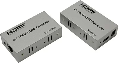 Удлинитель Orient VE047 HDMI Extender (HDMI 19F-> RJ45 ->  HDMI  19F до  100м)