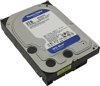 Жёсткий диск HDD 3 Tb SATA 6Gb/s Western Digital Blue WD30EZAZ 3.5"  5400rpm 256Mb