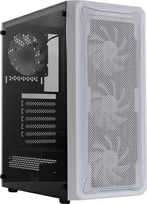 Корпус Miditower Powercase Mistral Z4 White CMIZW-L4 ATX без БП