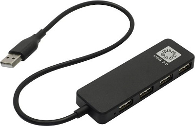 Разветвитель 5bites  HB24-209BK  4-port USB2.0  Hub