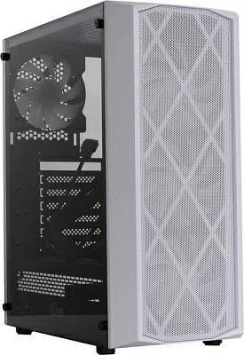 Корпус Miditower Powercase Rhombus X4 White  CMRMW-L4  ATX без БП