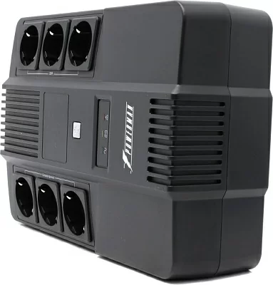 ИБП UPS 800VA PowerMAN Brick 800 6 евро  розеток защита телефонной линии/RJ45