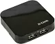 Разветвитель D-Link DUB-H4 4-port  USB2.0 Hub + б.п.