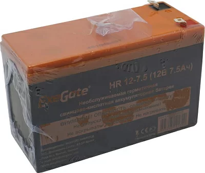 Аккумулятор Exegate HR 12-7.5 (12V 7.5Ah)  для UPS EX285638RUS